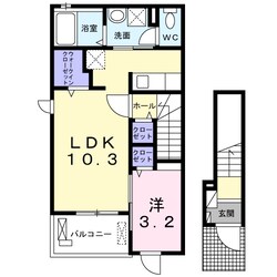 山陽姫路駅 徒歩27分 2階の物件間取画像